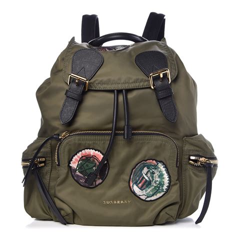 Burberry Nylon Patches Medium Rucksack 